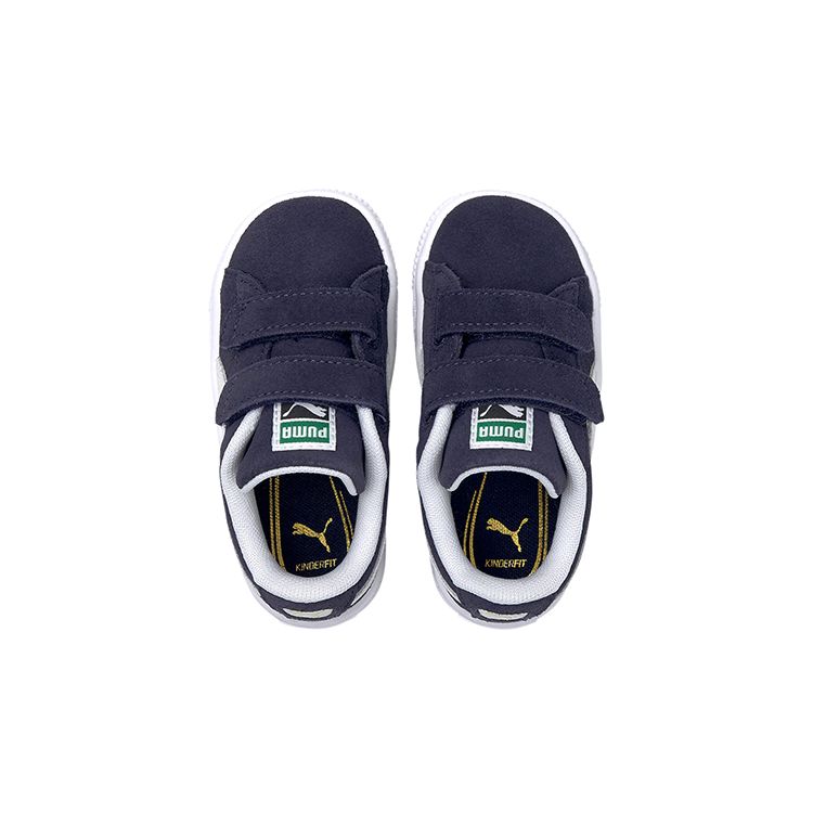 Puma Suede Classic 21 AC Infant Peacoat Baby Sneakers Blue White 380564-03