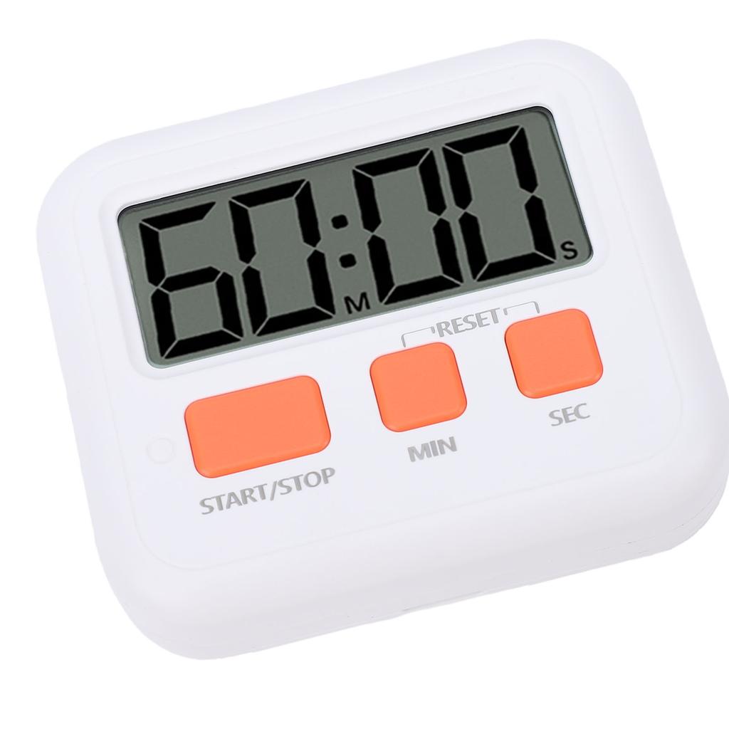 Digital Kitchen Timer Silent Study Countdown Timer Built In Music Alarm for Cooking Baking Exercise Workouts