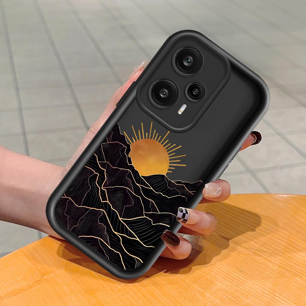 

Мягкий силиконовый квадратный чехол с рисунком лестницы для телефона, полное покрытие, противоударный защитный резиновый чехол для камеры для Xiaomi Redmi Xiaomi Poco X6 5G