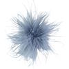 Handcrafted Natural Feather Flower Brooch, Full Radiating Design Badge with Pin Back and Hair Clip for Outfit Styling