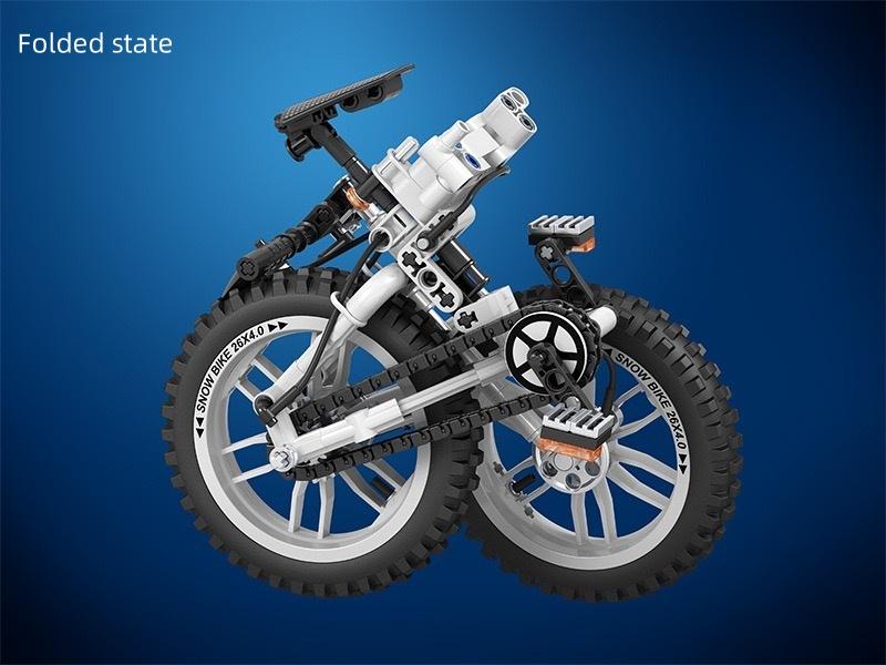 246PCS Bicycle Mountain Bike Building Block Model Technology Assembly Children's Educational Building Toys Holiday Gifts