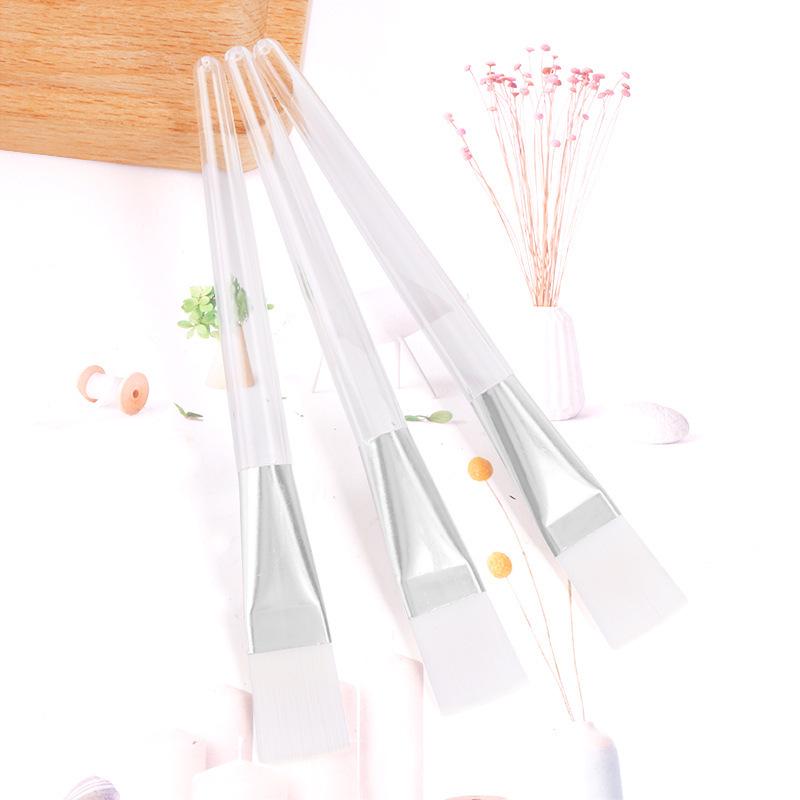 Transparent Crystal Mask Brush - Soft Bristle Face Brush for Salon and Spa