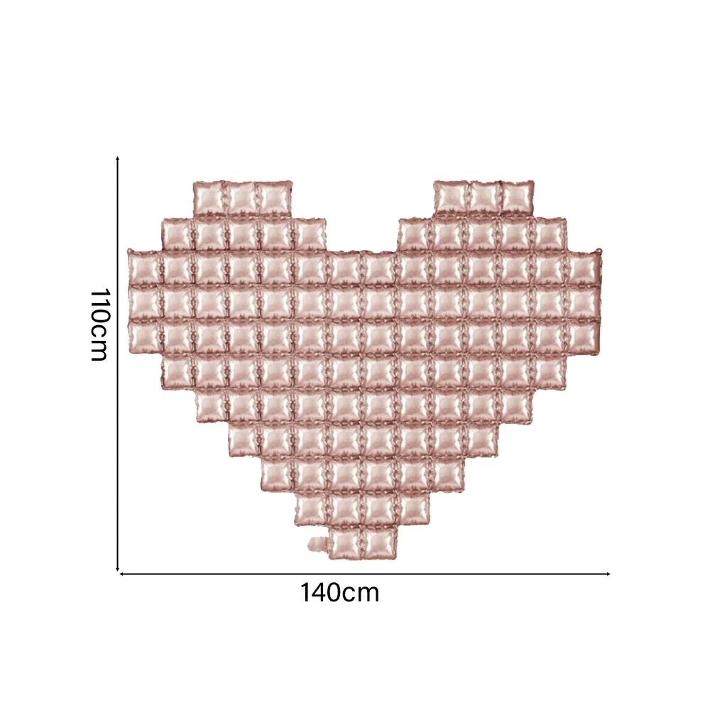 Heart Shaped Background Wall Foil Balloon Love Letter Balloons for Wedding Party Happy Valentines Day Home Decoration Supplies
