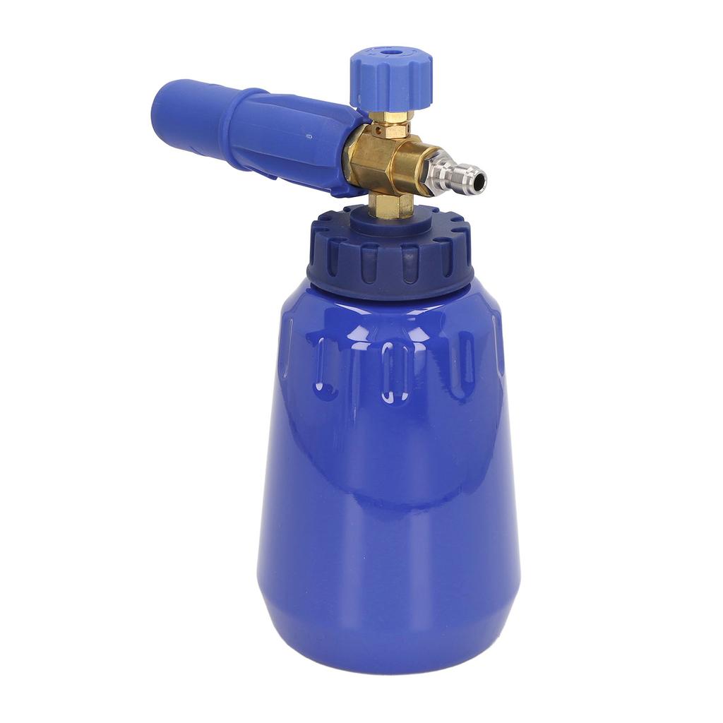Generatore di Schiuma 1L 4000psi Spruzzatore Regolabile ad Alta Pressione Lavatrice Lattina 14 pollici NPT Connessione Rapida Blu
