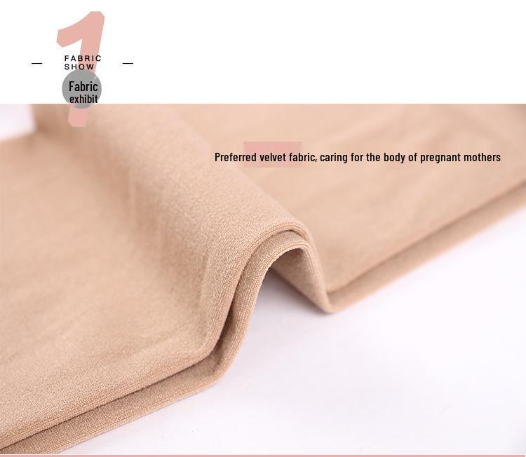 Damskie ciążowe legginsy podtrzymujące - Średniej grubości, 120D, Wiosna/Lato