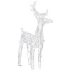 LED Reindeer Set 6 Pcs. Cold White 240 LEDs Acrylic