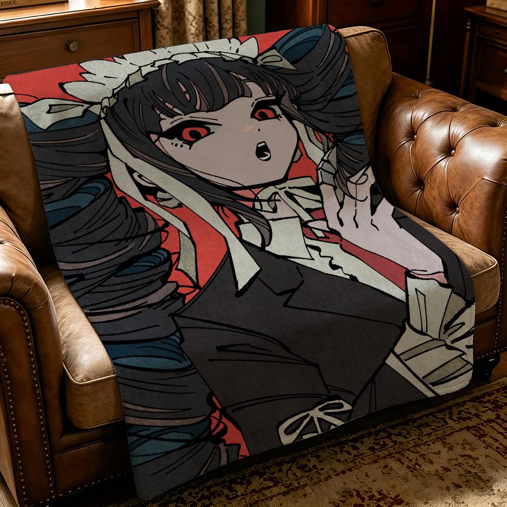 character C-Celestia Ludenberg-g Throw Thick Comfort Flannel Quilt, Multi-scene Use Indoor Outdoor Daily Nap