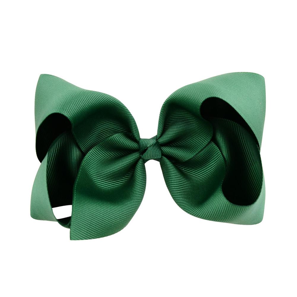 1Pc 40Colors 6'' Solid Colors Grosgrain Ribbon Hair Clips For Cute Girls Large Hairpins Boutique Barrettes Kids Hair Accessories