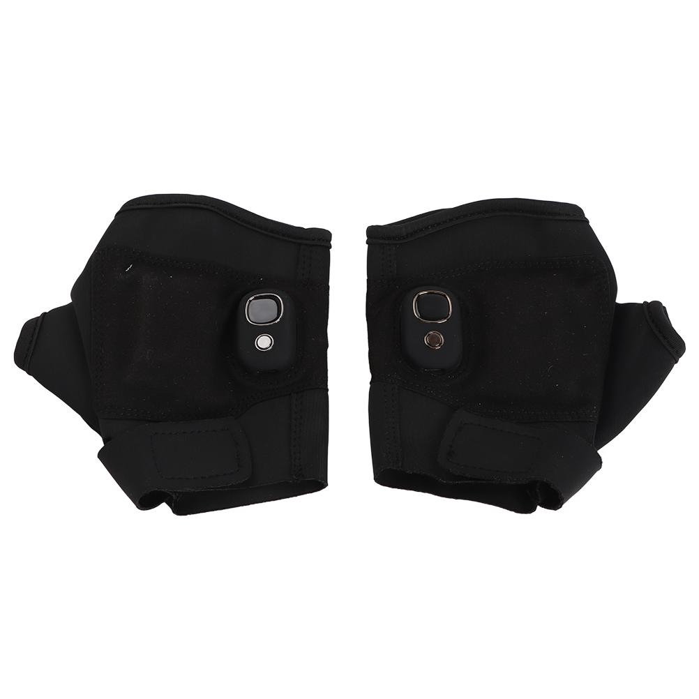 

Перчатки с подогревом USB для женщин и мужчин, перезаряжаемые перчатки без пальцев с дисплеем и контролем температуры