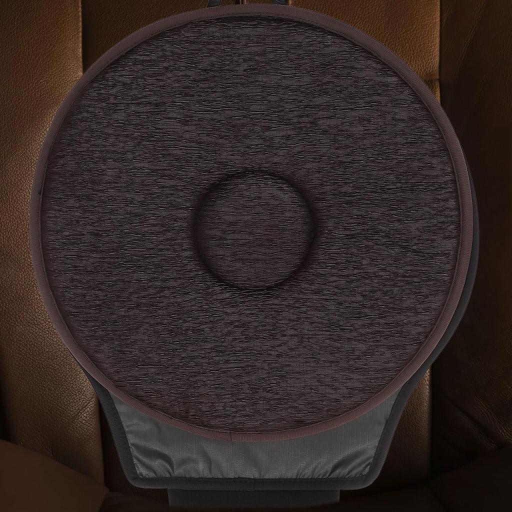 360 Degree Rotating Seat Cushion for Car with Anti-Slip Base Lightweight Breathable Pad for Elderly Pregnant Women Portable Swivel Cushion for Home
