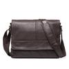 New Crazy Horse Leather Men's Bag Women's Leather Crossbody Bag Retro Old Men's Shoulder Bag