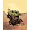 Painting by Numbers Paintings for Painting - Baby Yoda Star Wars 40X50 Cm