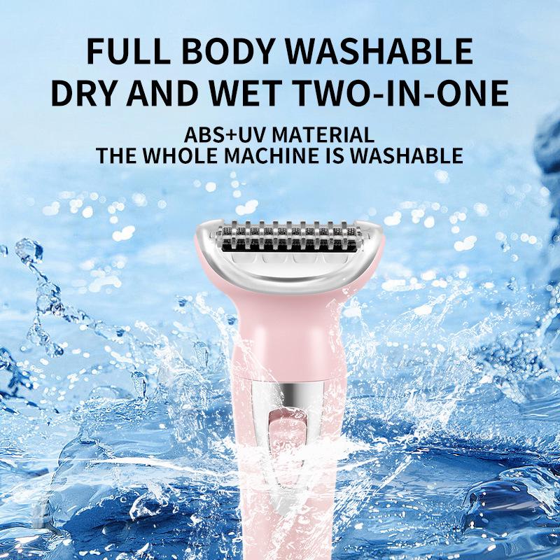 USB Rechargeable 5-in-1 Women's Hair Remover - Multi-functional Trimmer for Nose, Eyebrows, and Sideburns