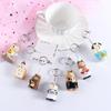 Creative Kawaii Stationery Resin Folder Clip Memo Clip Photo Card Stand Bread Cat Memo Holder