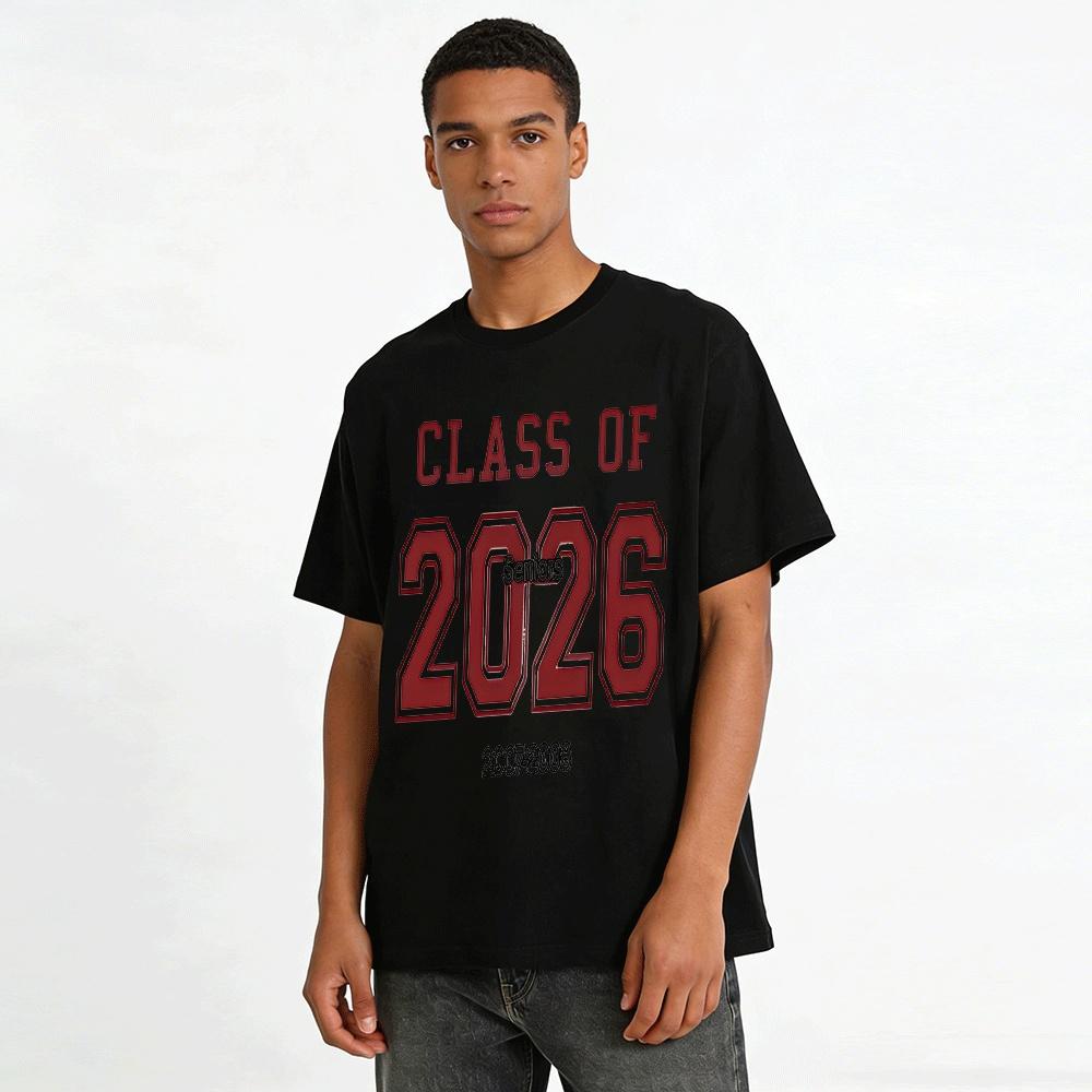 Class Of 2026 Seniors 2007-2008 Graduation Commemorative Tee Pure Cotton T-shirt