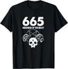 Funny Novelty 665 Neighbor Of The Beast Halloween T-Shirt