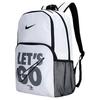 Nike Polyester Backpack Unisex Pure White Lightweight Casual NY2413020GS-001