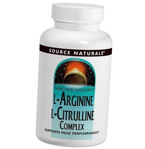 

Arginine and Citrulline Complex, L-Arginine L-Citrulline Complex, Source Naturals 120 tabs (27355014) 120tab