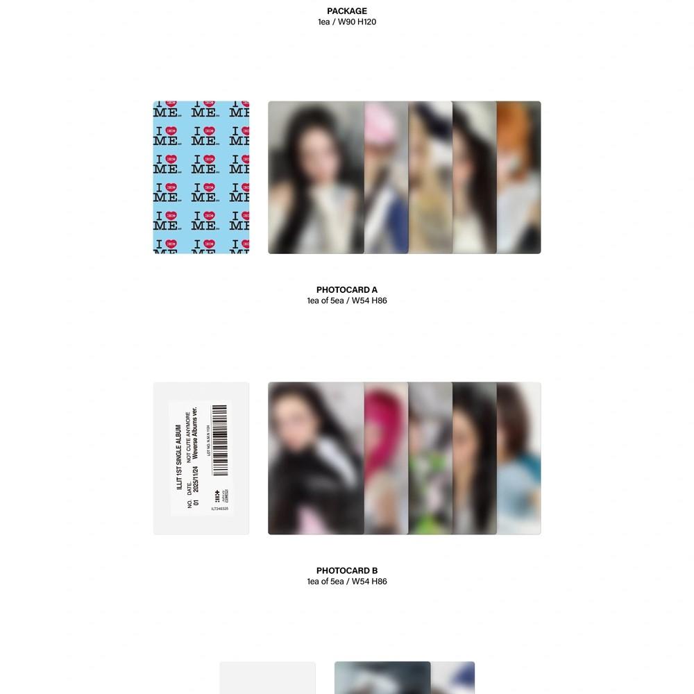 ILLIT [NOT CUTE ANYMORE] 1st Single Album WEVERSE ALBUMS Version