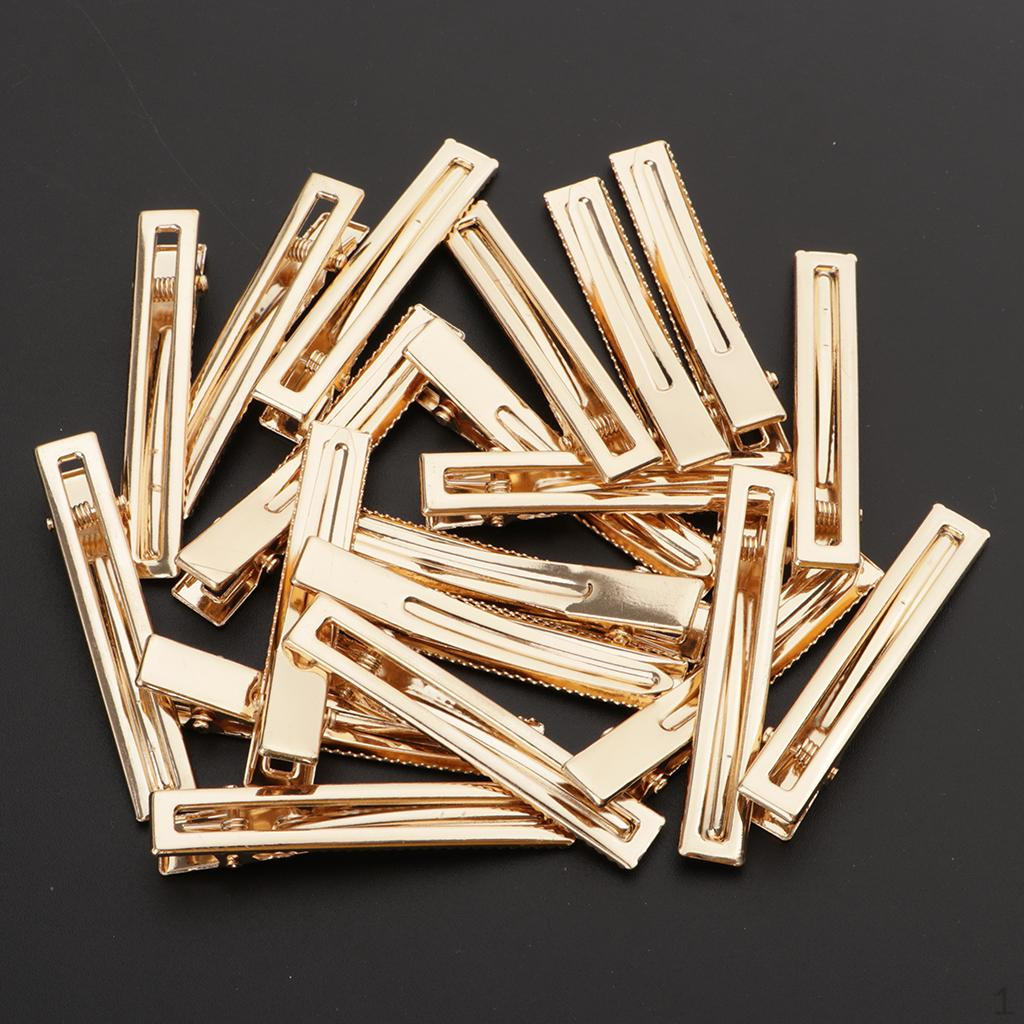 

20 Pcs Lady Hair Pin Skeleton Golden Girl 6cm skeleton square