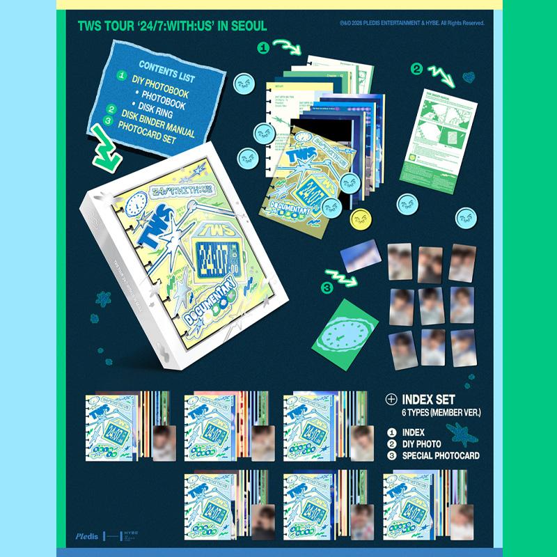 [PRE ORDER] TWS – TOUR '24/7:WITH:US' IN SEOUL + INDEX SET (Member Select)