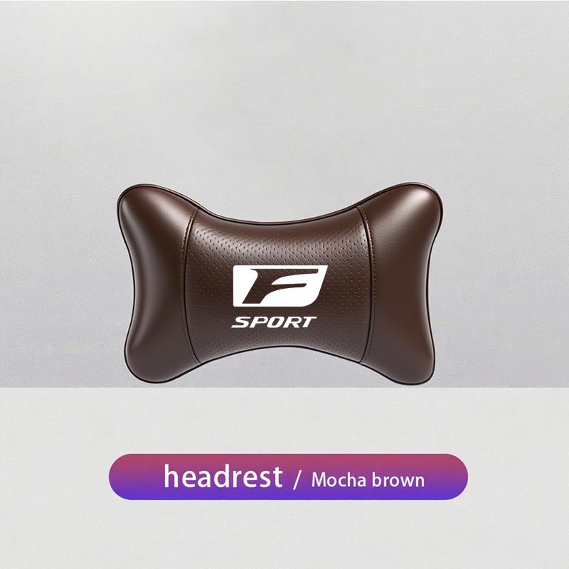 lexus Car Seat Headrest Auto Logo Neck Pillow Accessories For Lexus F SPORT ES RX NX LS UX LM LX GX LC RZ IS CT GS RC HS SC LBX