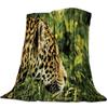 Wild Animal Cheetah Flannel Fleece Bed Blanket Bedspread Bed Cover Soft Lightweight Warm Cozy Throw Blanket Twin Queen King Size