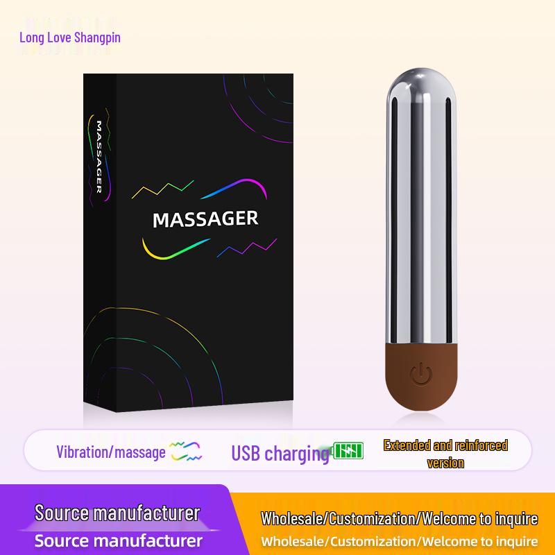 Enhanced Shock-Absorbing Multi-Color Vibrating Massager for Dorms