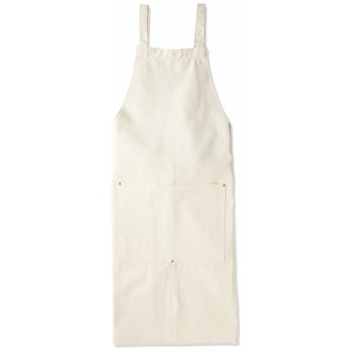 United Athle Washed Canvas Apron (Cross Type) 138401 Natural Japan Size F (Free Size)