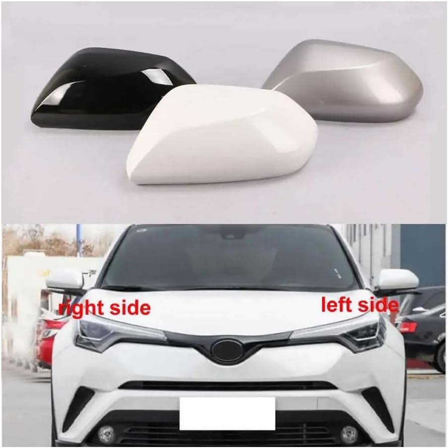 Compatible For Toyota Izoa CHR 2018 2019 2020 2021 2022 Car Accessories Rearview Mirrors Cover Rear View Mirror Shell Housing Color Painted(1pcs