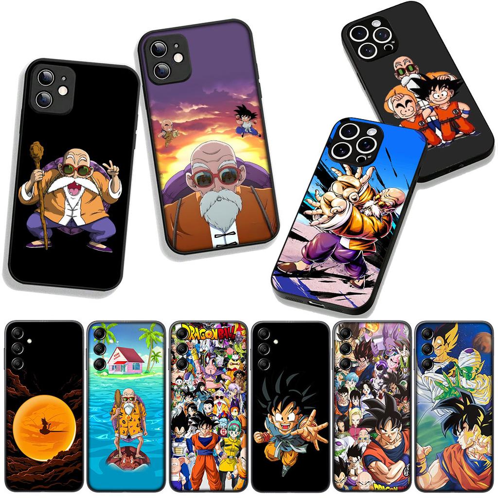 Cover Master Roshi Dragon Gokus Ball Kame Sennin for Apple iPhone 16 15 14 Plus 13 12 Mini 17 Pro Max + ProMax 16E Air 15+ Case