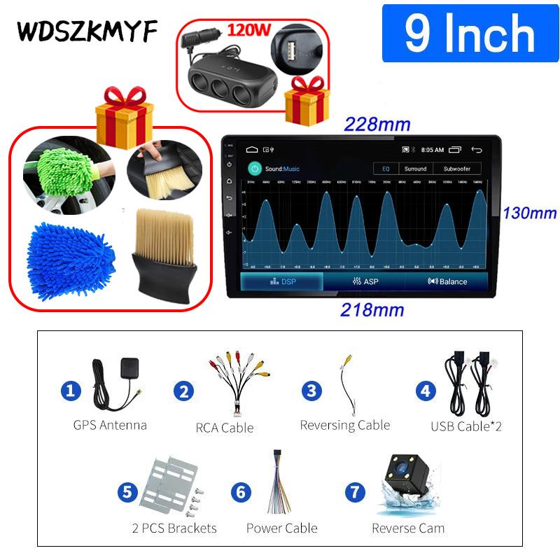 Car Multimedia 7/9/10Inch Wireless Apple Carplay Android Auto 2 Din Stereo Receiver Car Radio Free Pry Bar Rear View Camera