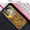 Kiss by Gustav Klimt Golden Freya's Tears Clear A55 Cases For Samsung Galaxy A52 5G A53 A72 A54 A73 A33 A32 A23 A35 Phone Cover