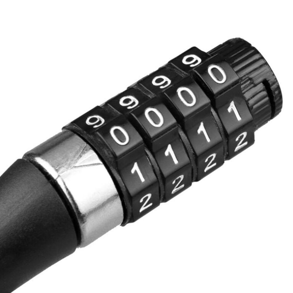 Bike Number Password Safety Accessories 4 Digit Combination Bicycle Safety Lock Backpack Lock