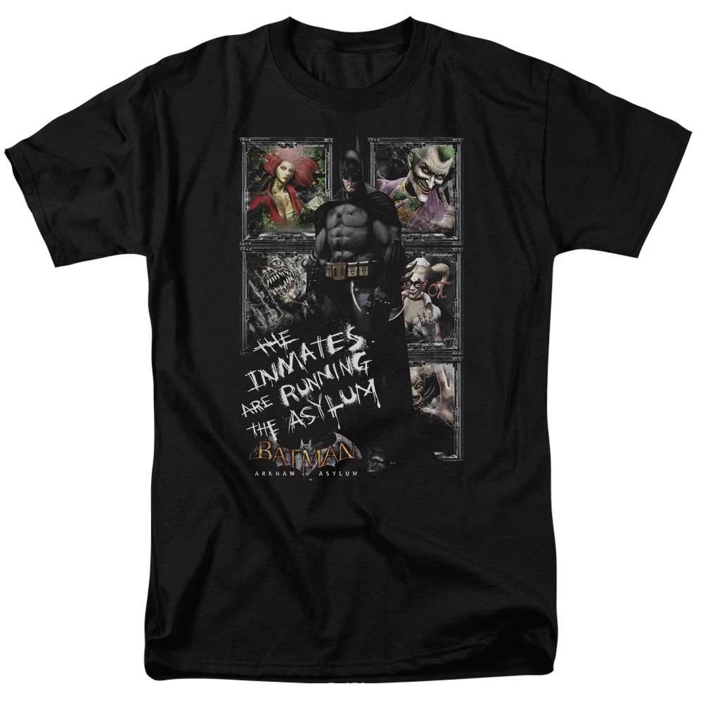 Batman Arkham Asylum Running The Asylum DC Comics Licensed Adult T-Shirt L