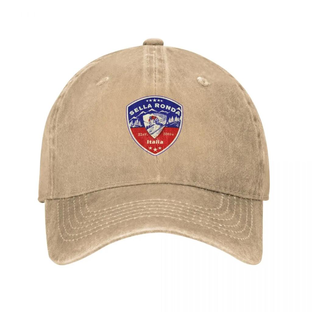 Sella Ronda Italy Skiing Ski Mountains Skier Dolomiti Baseball Cap fishing caps Unisex Icon New Hat Womens Hats  Unisexs