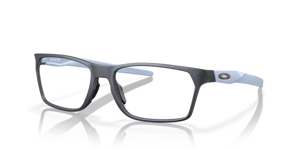 Oakley OX8032 Hex Jector Matte Blue Steel Prescription Size 57 Glasses,