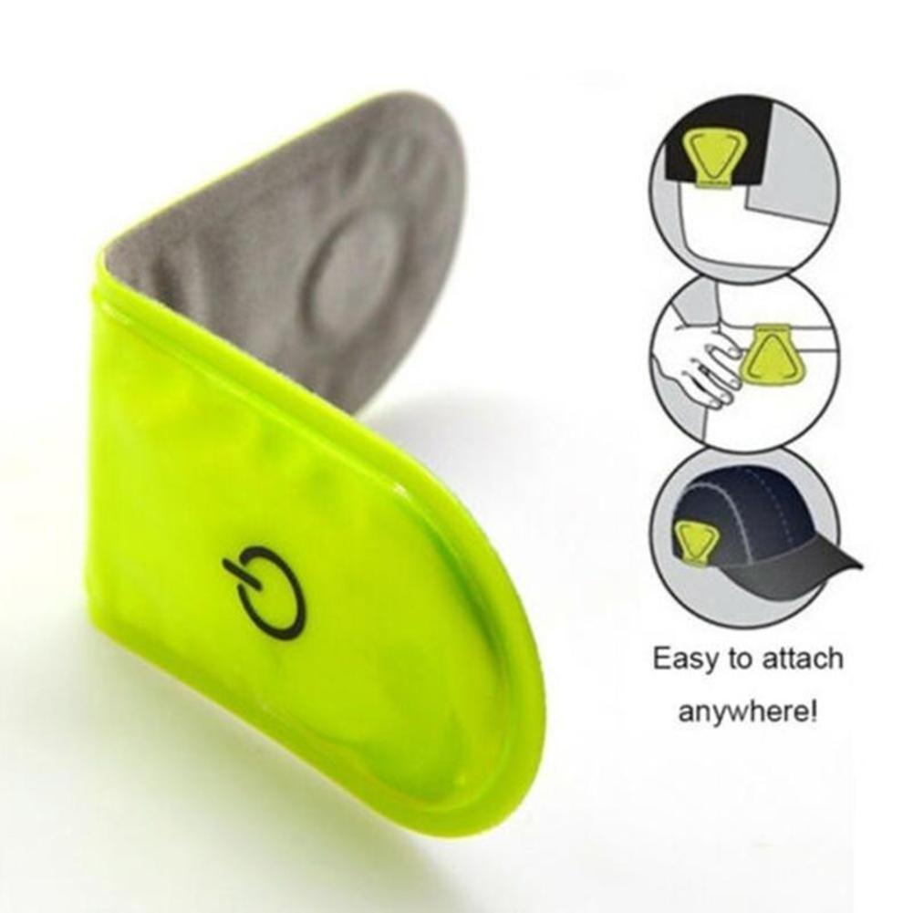 1Pc Outdoor Sports LED Safety Light Reflective Magnetic Clip On Strobe Reflector Warning Clip Night Running Shoes Collar Lamp