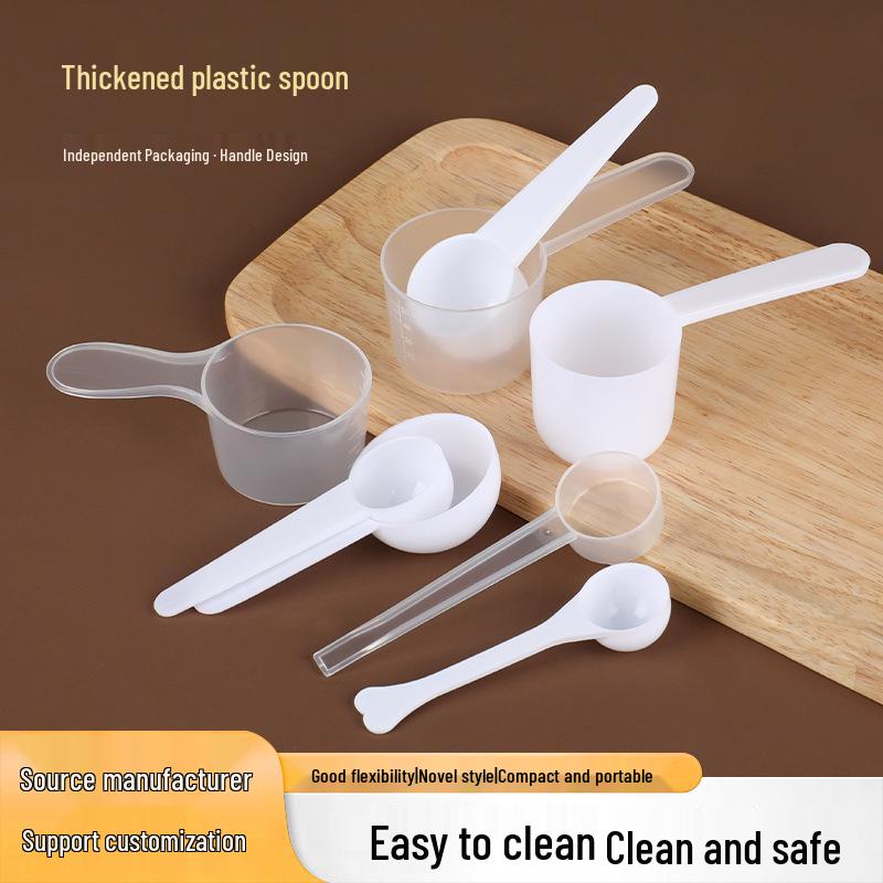 Disposable Plastic Measuring Spoon for Milk & Protein Powder - 3g & 5g Options