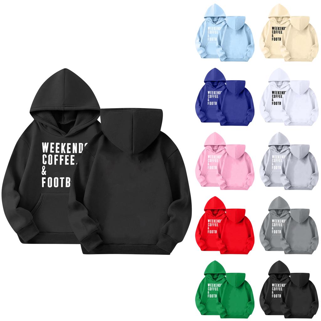 Roztomilé mikiny pro dospívající děti, trendy preppy mikiny s kapucí, nadměrné košile s dlouhým rukávem, oblečení pro děti