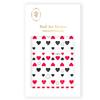 Naklejki Do Paznokci Cienkie Samoprzylepne Nail Art Sticker Red Serduszka Z-D4214