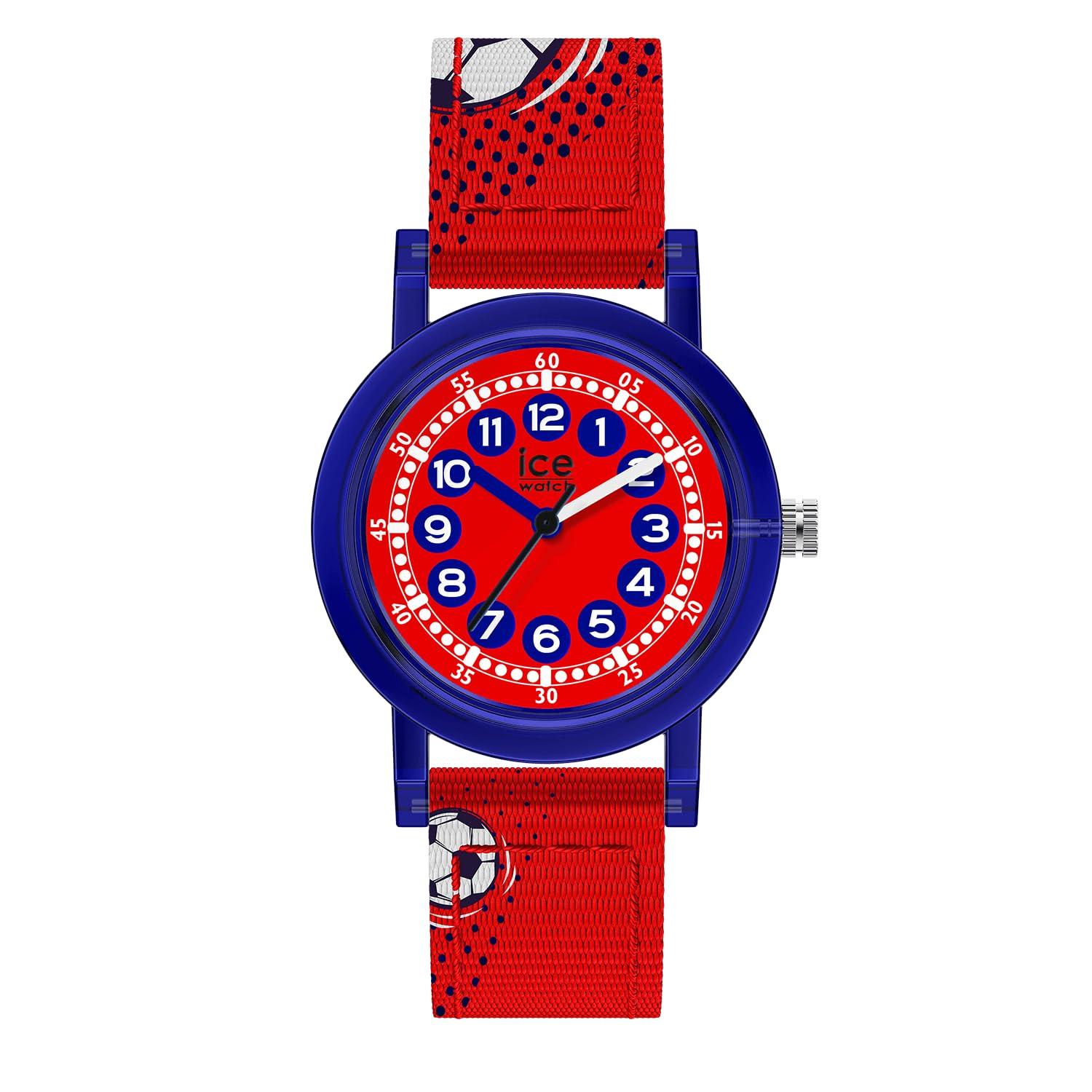 Ice-Watch Kids Ice Learning Wristwatch 022694 Red Football 32mm Small 3 Hands Ladies Children