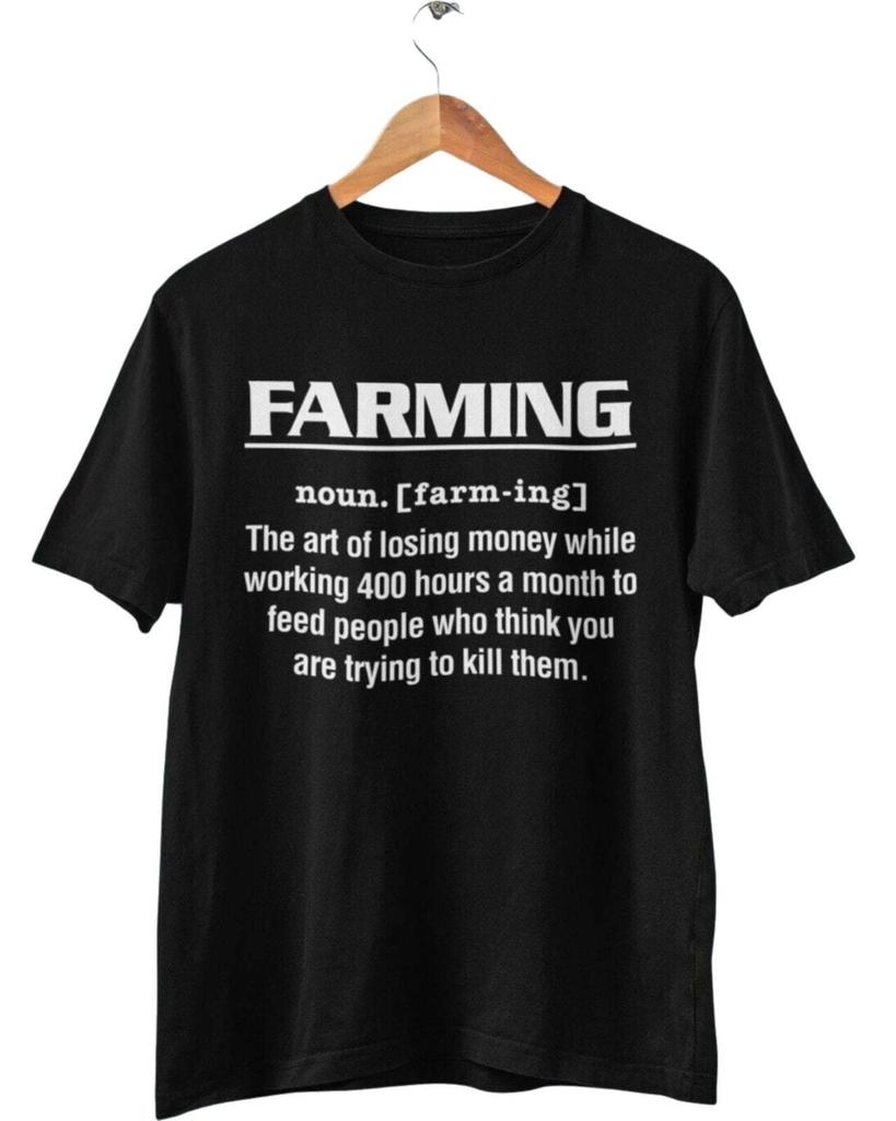 Funny T Shirt FARMING Dictionary Definition T Shirt The Art Of Losing Money Gift