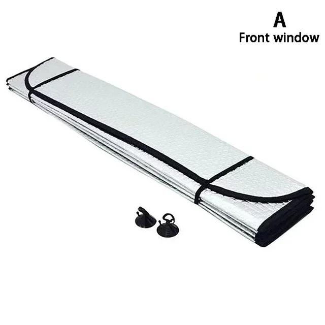 New Car Front Window Sunshade UV Protection Shade Sun Protector Windshield Visor Cover Auto Curtain Sunshade Accessories