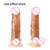 Men Transparent Condom Enlargement Thicken Lengthen Penis Sleeve Adult Sex Toy