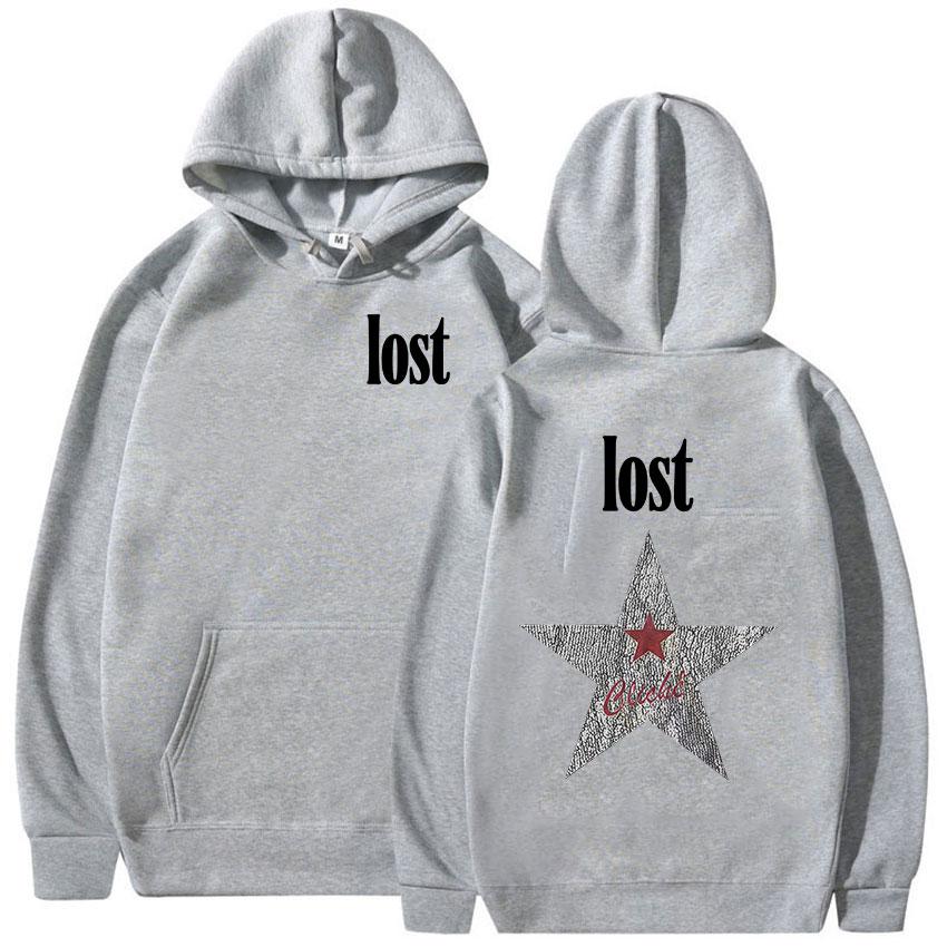 Rapper Mgk Lost Americana Tour 2025 Logo Hoodie Herren Damen Mode Pullover Kleidung Sweatshirt Retro Langarm Oversized Kapuzenpullover