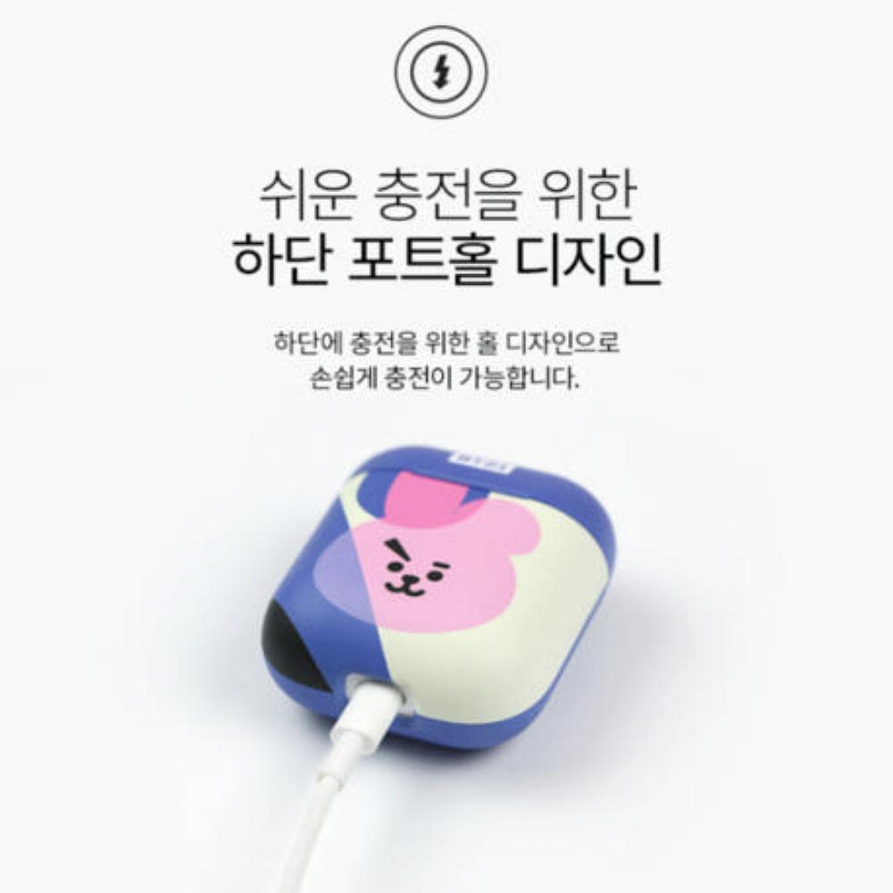 BT21 Жесткий чехол для Airpods (MANG), BTS, K-POP, Айдол