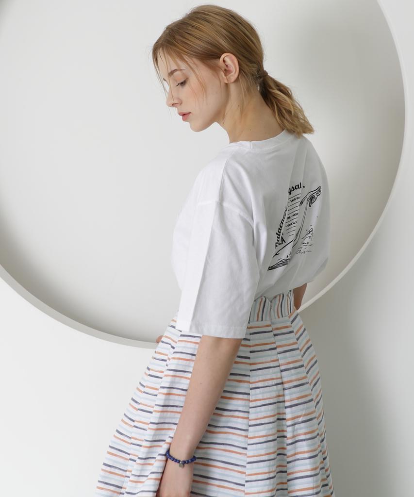 Eoboneoseu Whale Short Sleeve T-Shirt [White]