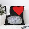 I Love Seal Sea Cute Square Pillow Cases Cushion Cover Custom Zippered Decor Pillowcase for Car Xcm