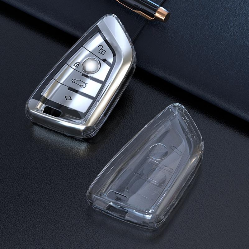 Car Key Case Cover Bag For Bmw F20 G20 G30 X1 X3 X4 X5 G05 X6 X7 G11 F15 F16 G01 G02 F48 Accessories Holder Shell Keychain